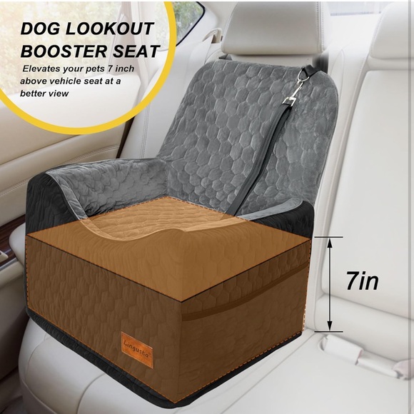Lingusta extra high booster pet/dog car seat- New with tags- Pets up to 35 lbs - Picture 5 of 9